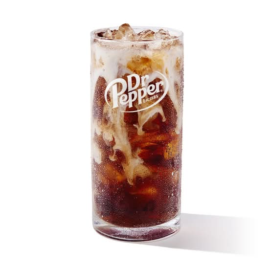 Dr Pepper® with Sweet, Vanilla Cream