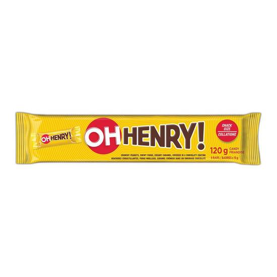 Oh henry! barres oh henry format collation - snack sized candy bars (8 units)