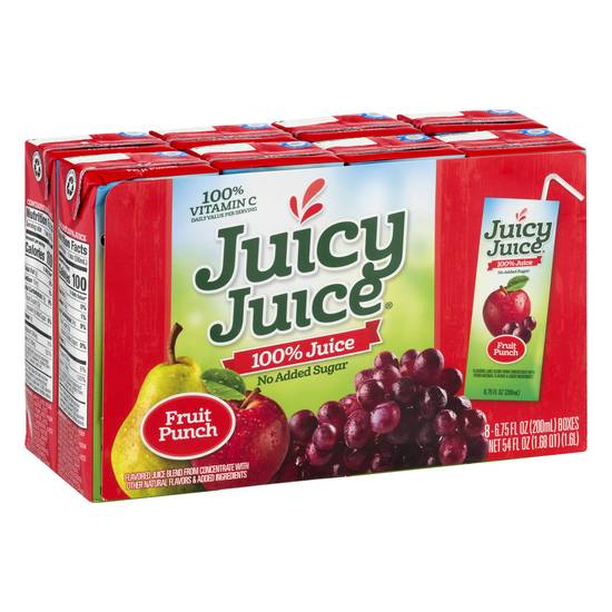Juicy Juice 100% Fruit Punch (8 ct, 54 fl oz)