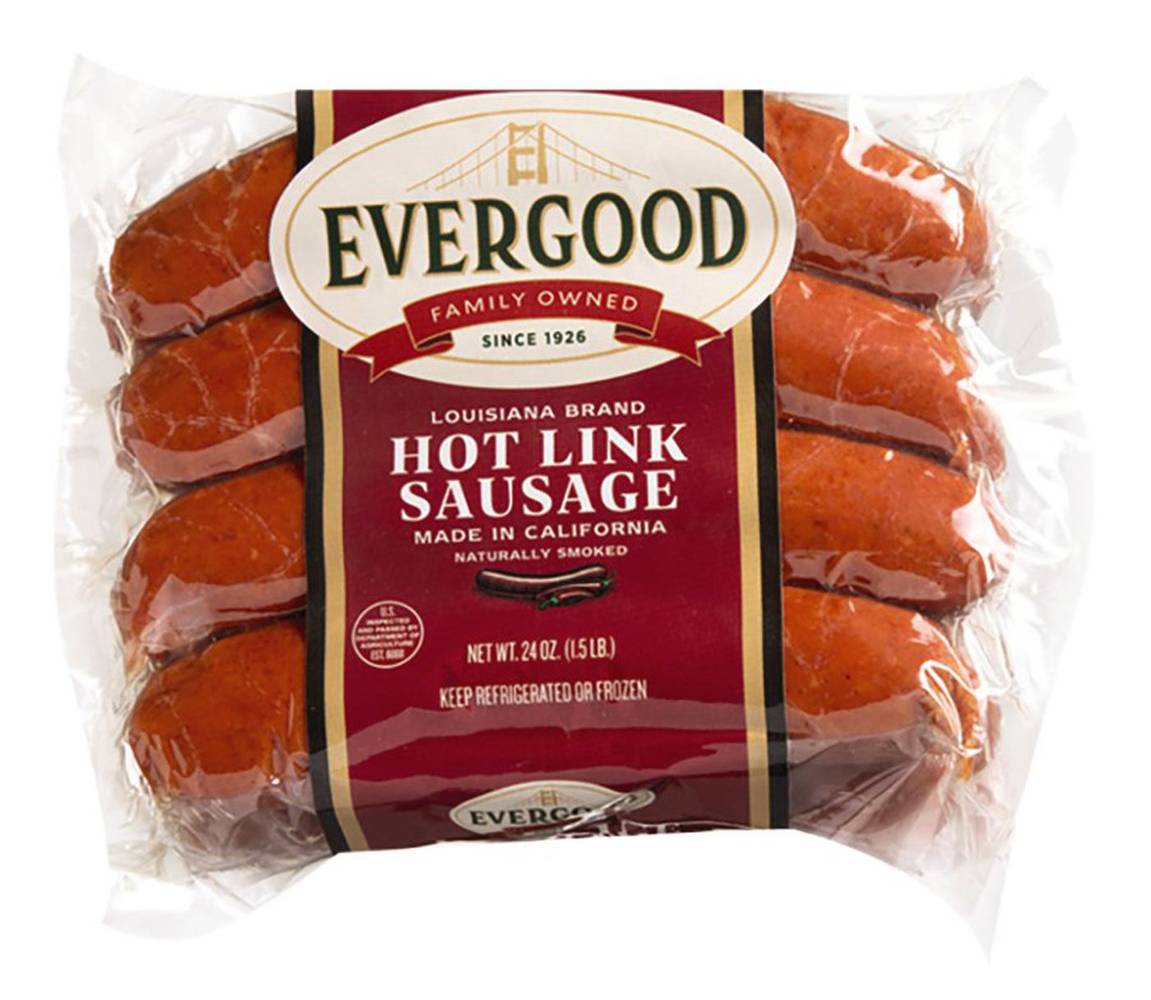 Evergood Louisiana Brand Hot Link Sausage