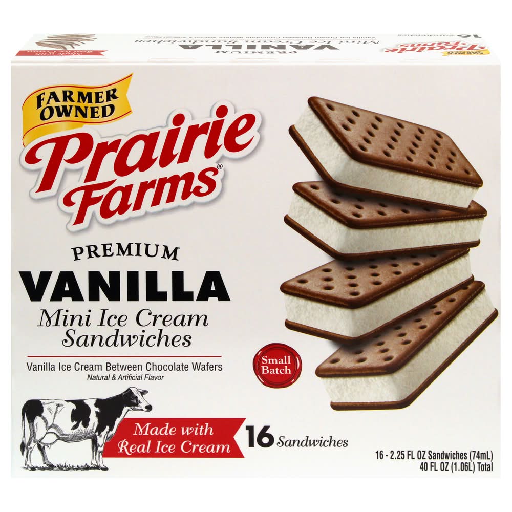 North Star Mini Original Ice Cream Sandwiches (40 fl oz, 16 ct)