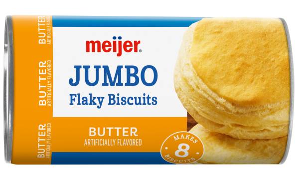 Meijer Jumbo Flaky Butter Biscuits (16 oz, 8 ct)
