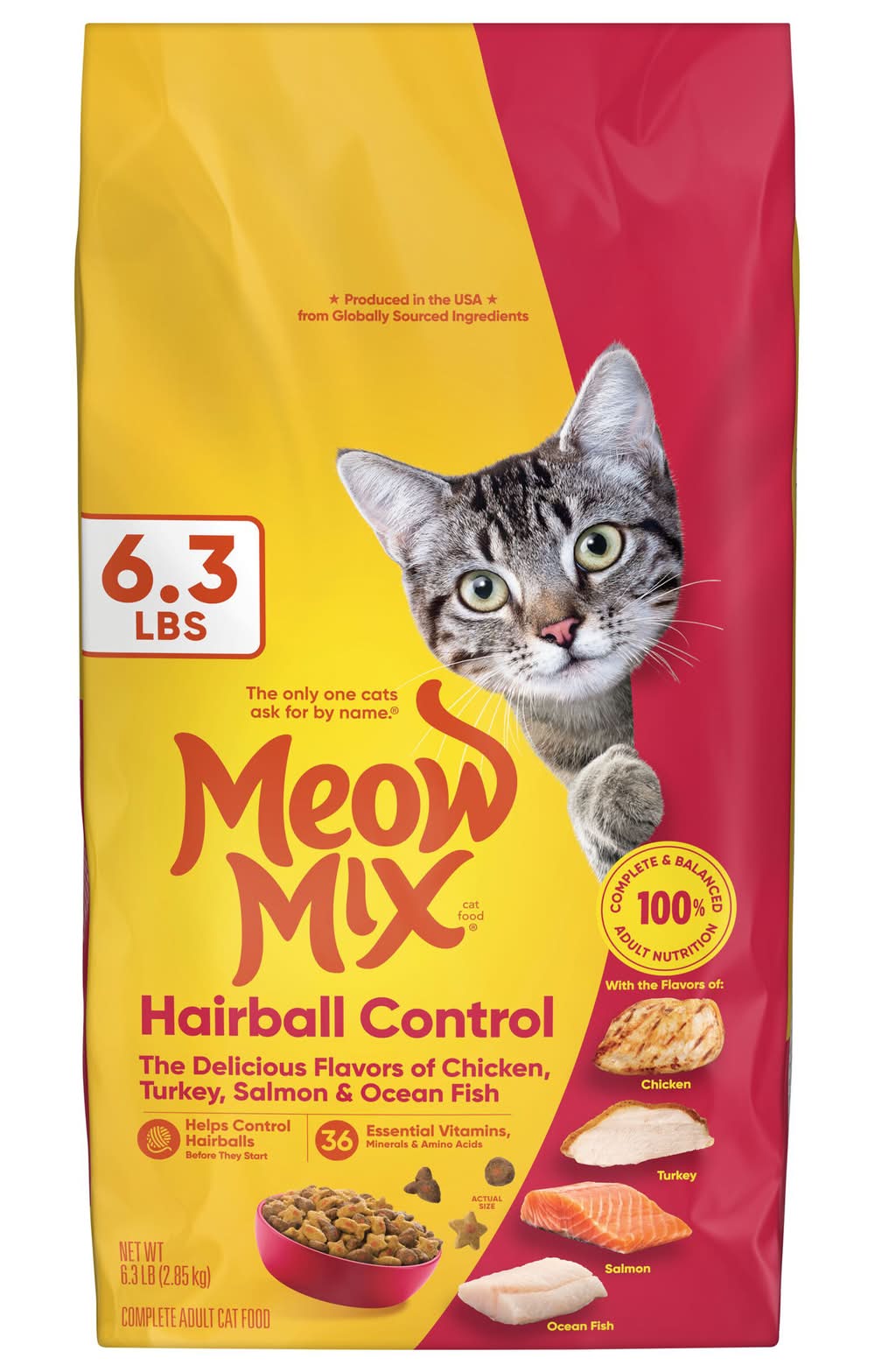Meow Mix Hairball Control Cat Food (6.3 lbs)