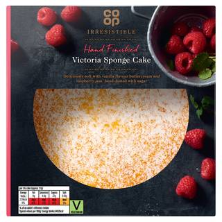 Co-op Irresistible Hand Finished Victoria Sponge Cake