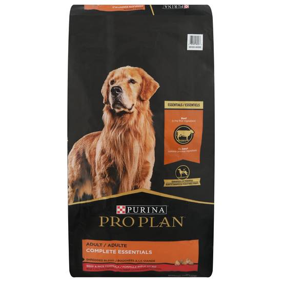 Purina Pro Plan Savor Shredded Blend Beef & Rice Formula With Probiotics Dry Dog Food