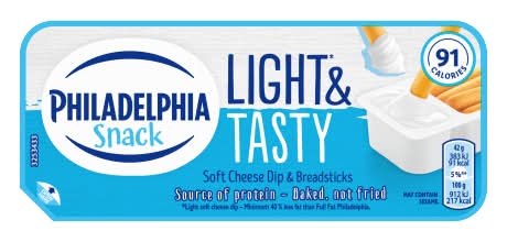 Philadelphia Snack Soft Cheese Dip & Breadsticks (42g)
