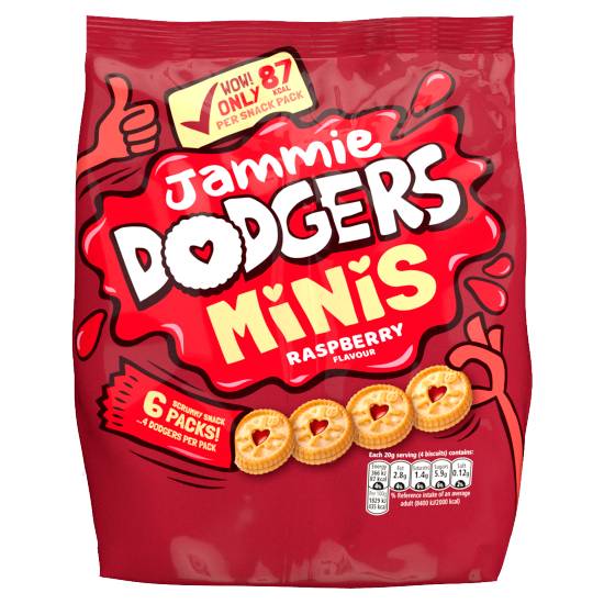 Jammie Dodgers Minis (raspberry)