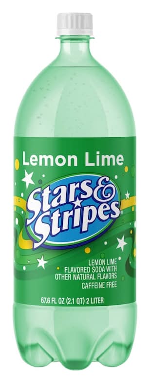 Stars and Stripes & Stripes Flavored Soda (2 L)