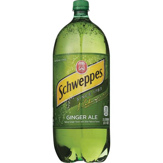 Schweppes Ginger Ale Soda (2-Liter Bottle)
