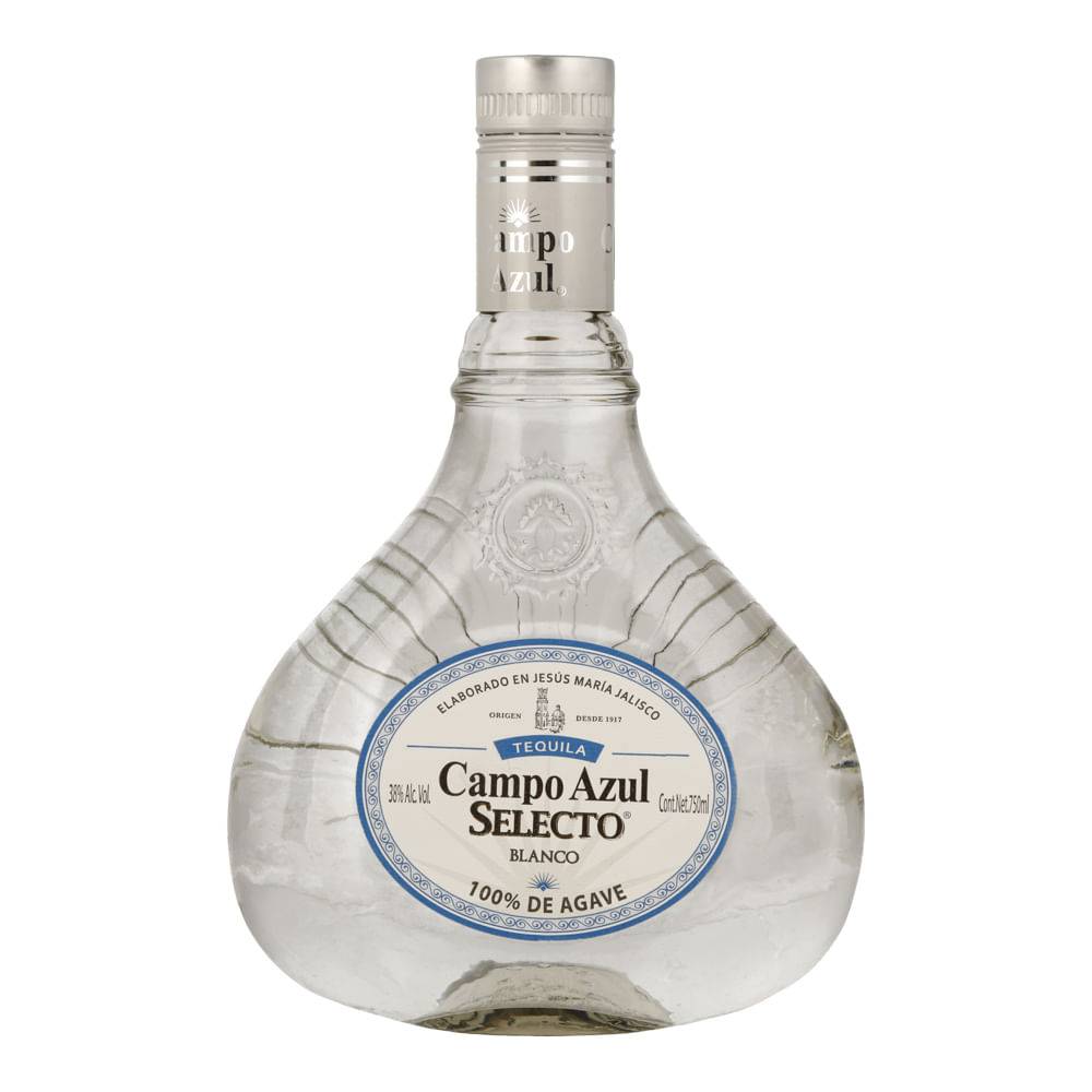 Campo azul tequila blanco selecto (750 ml)