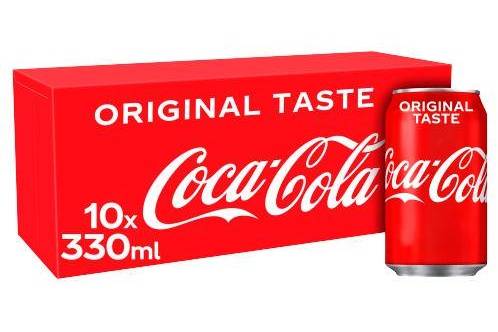 Coca cola can 10x330ml