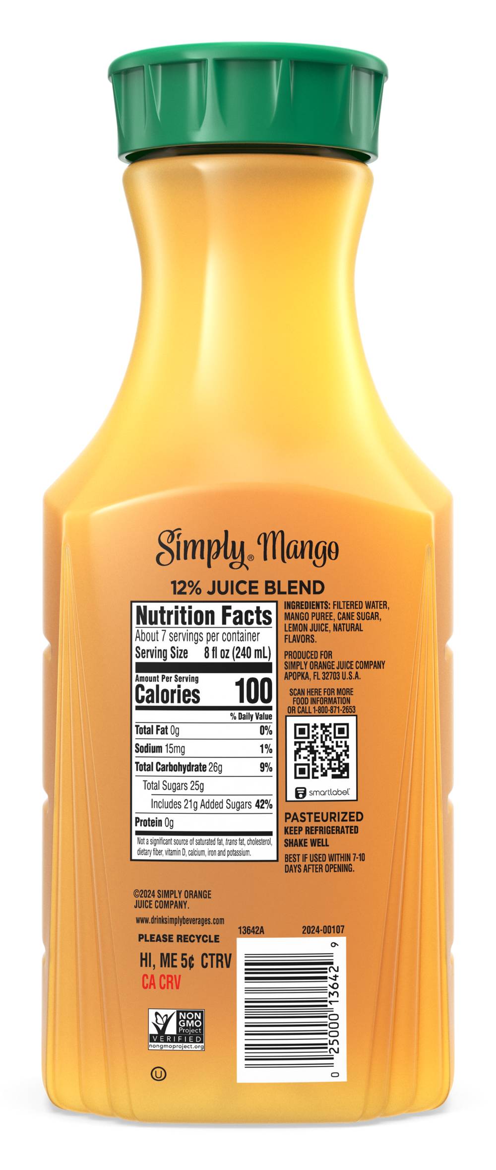 Simply Mango Juice Drink (52 fl oz)