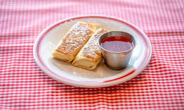 Cheese Blintzes with Sauce