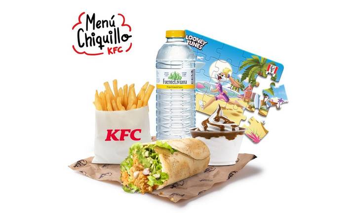 Menú Chiquillo Wrap