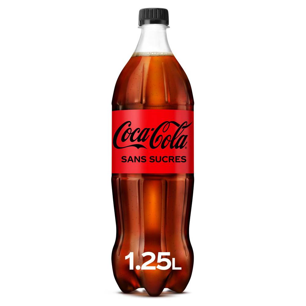 Coca-Cola - Boisson rafraîchissante sans sucres (1.25 L)