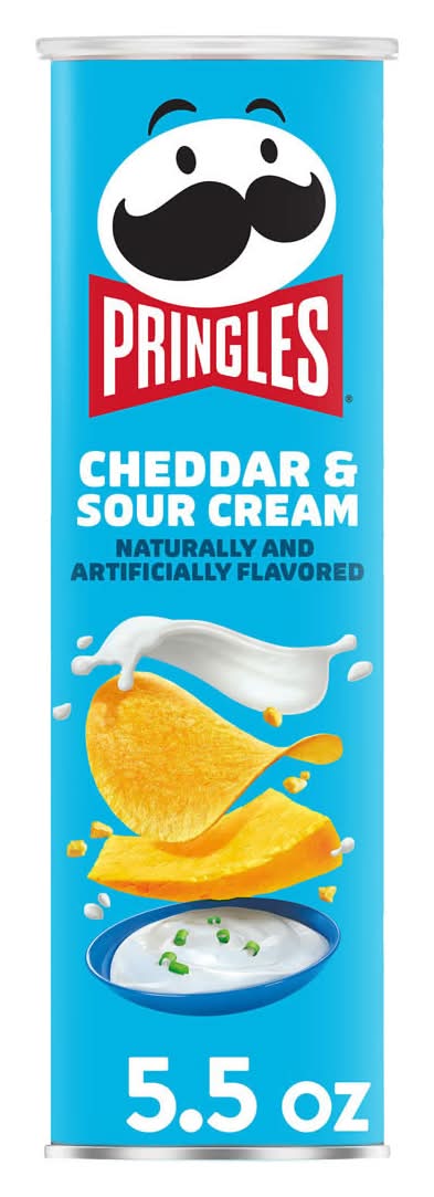 Pringles Cheddar & Sour Cream Potato Crisps (5.5 oz)
