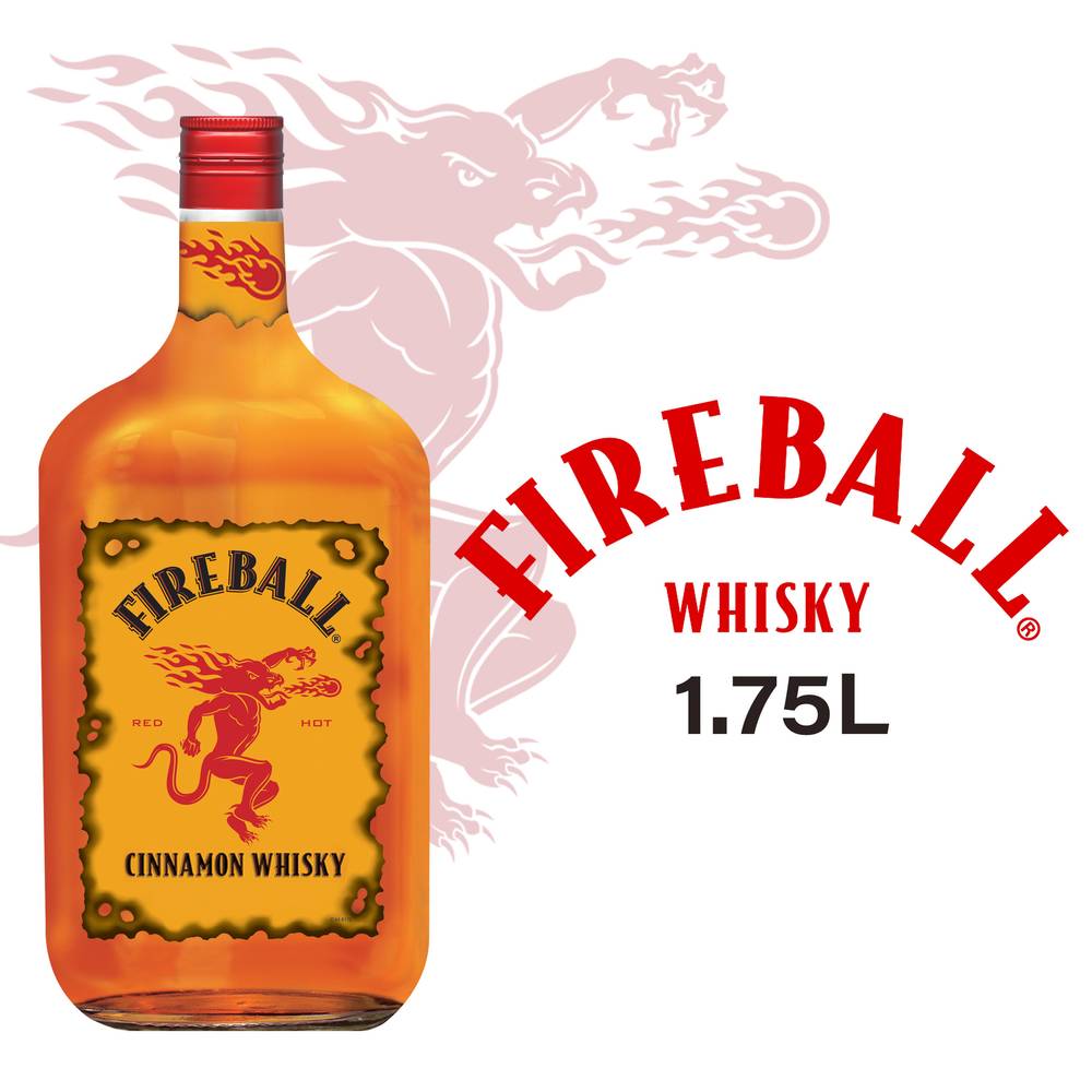 Fireball Red Hot Whiskey (1.75 L) (cinnamon)