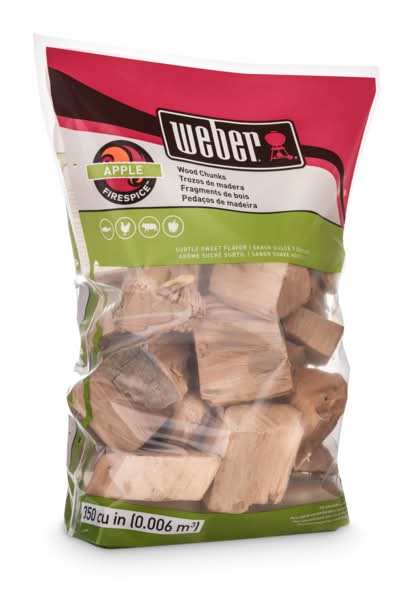 Weber · Trozos de madera para ahumar aroma manzana