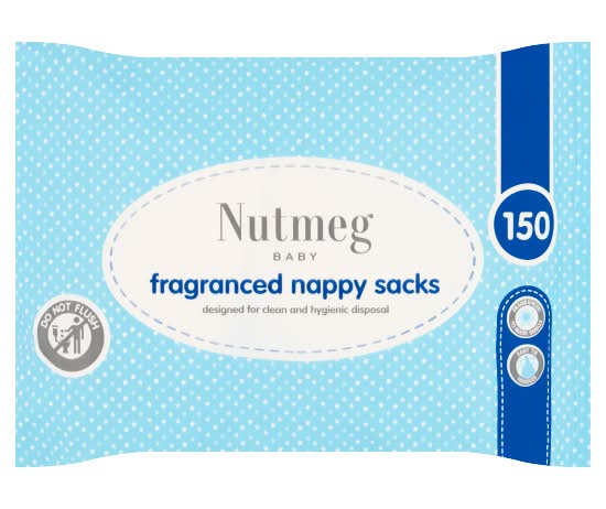 Nutmeg Nappy Sacks (150 pack)