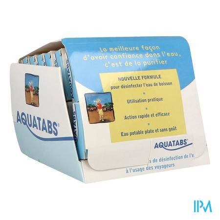 Aquatabs 1l Comprime Effervescent 60 Désinfectant - Premiers soins