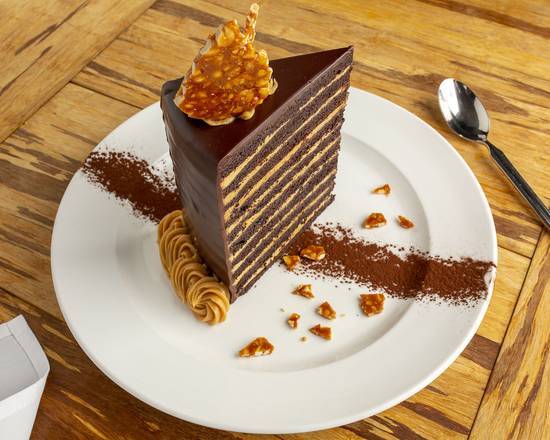 20 Layer Peanut Butter Chocolate Cake