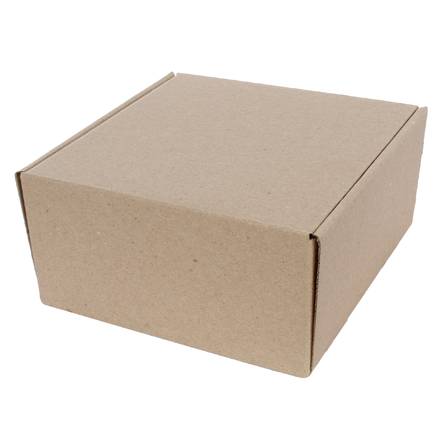 Caja de cartón natural