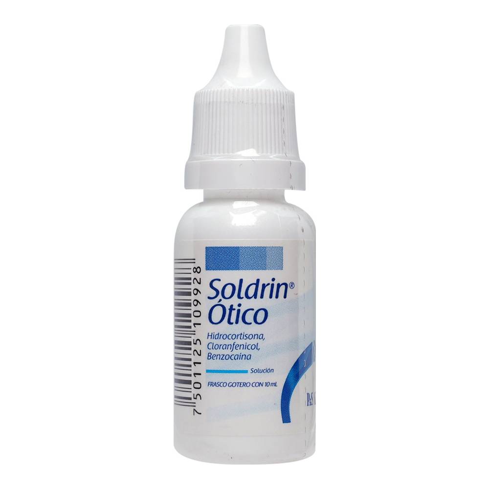 Pisa soldrin ótico hidrocortisona solución 10 mg (frasco 10 ml)