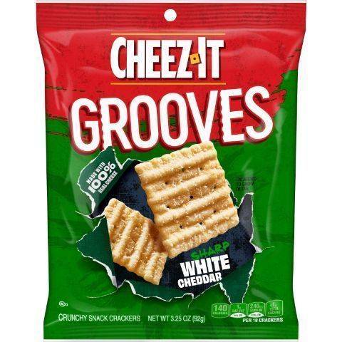 Cheez-It Grooves White Cheddar 3.25oz