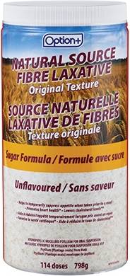 Option+ Natural Source Unflavored Fiber Laxative (798 g)