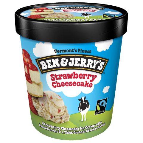 Ben & Jerry's Strawberry Cheesecake 16 oz