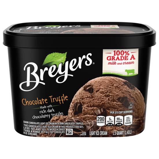 Breyers Chocolate Truffle Light Ice Cream