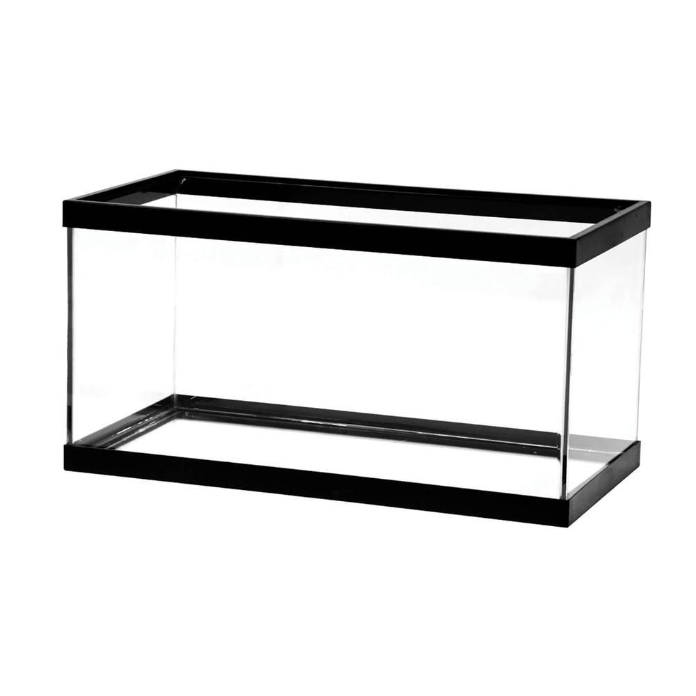 Aqueon Standard Glass Rectangle Aquarium Clear Silicone (black)