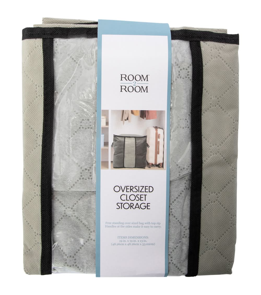 Oversized Closet Storage 19in x 19in Gray