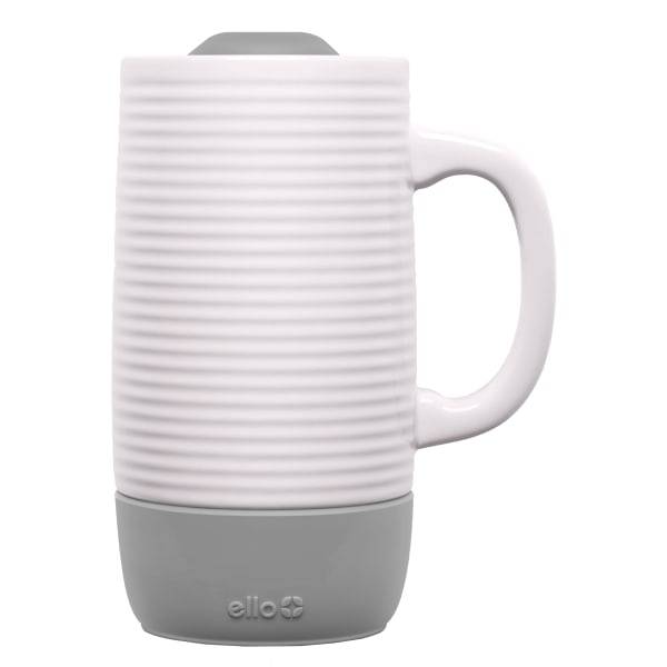 Ello Jane Ceramic Travel Mug With Spill-Resistant Slider Lid (18 oz)