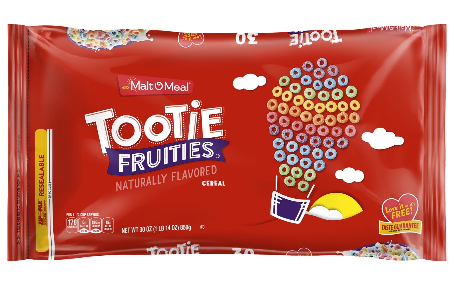 Malt-O-Meal Tootie Fruities Cereal (30 oz)
