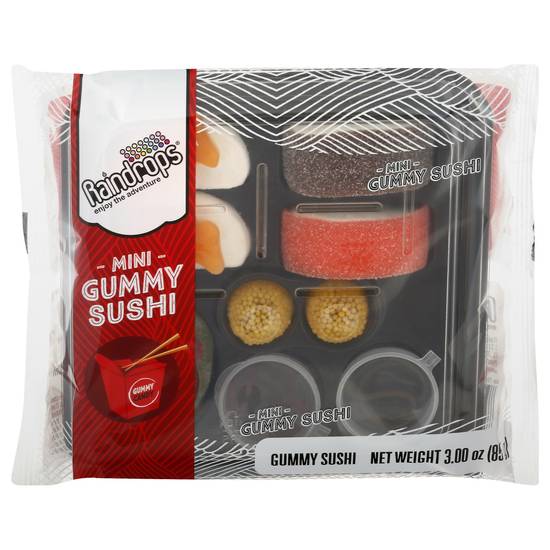Raindrops Mini Gummy Sushi (3 oz)