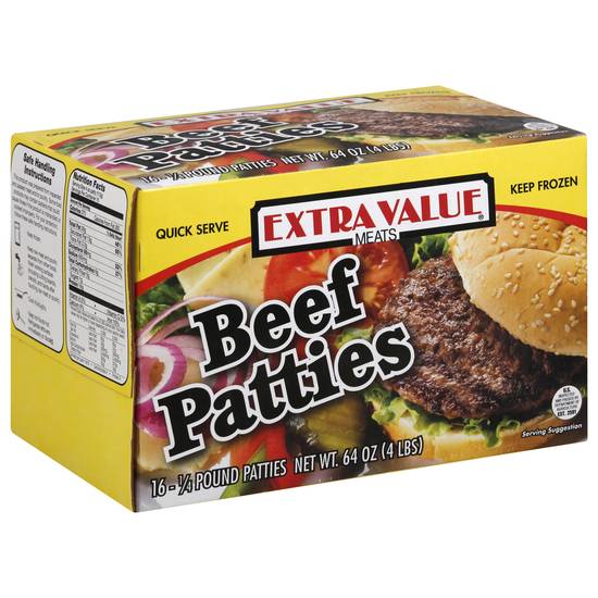 Extra Value Beef Patties
