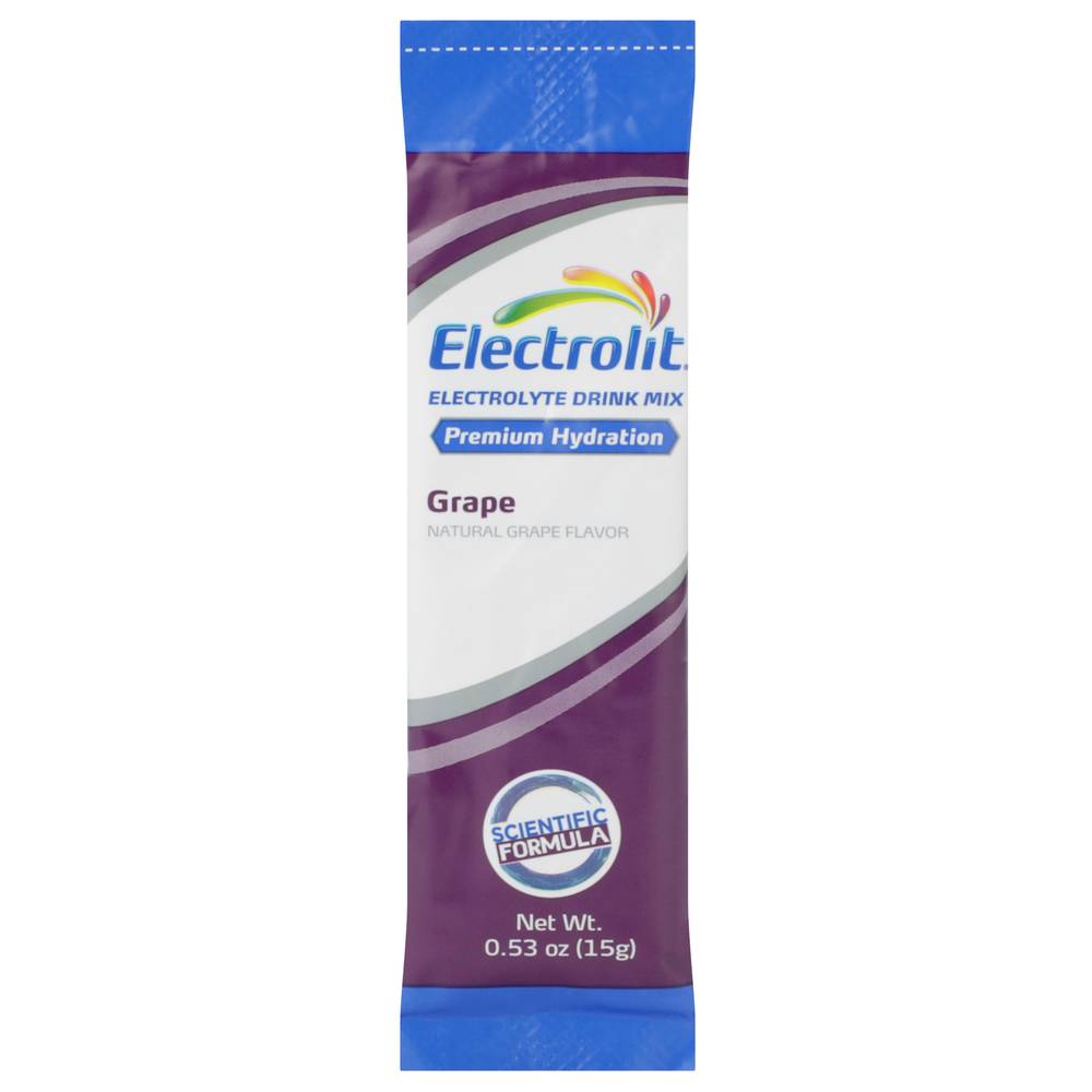 Electrolit Eletrolyte Powder Drink Mix, Grape (0.53 oz)