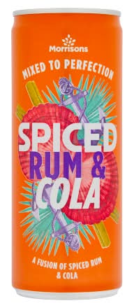 Morrisons Spiced Rum & Cola Drink (250ml)