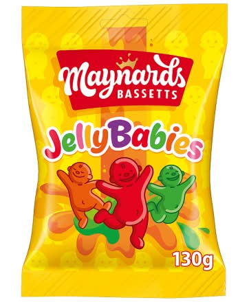 Maynards Bassetts Assorted, Jelly Babies (130g)