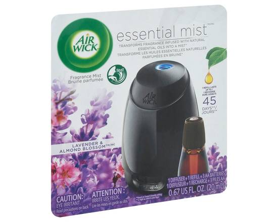 Air Wick · Essential Mist Lavender & Almond Blossom Fragance Kit (1 kit)