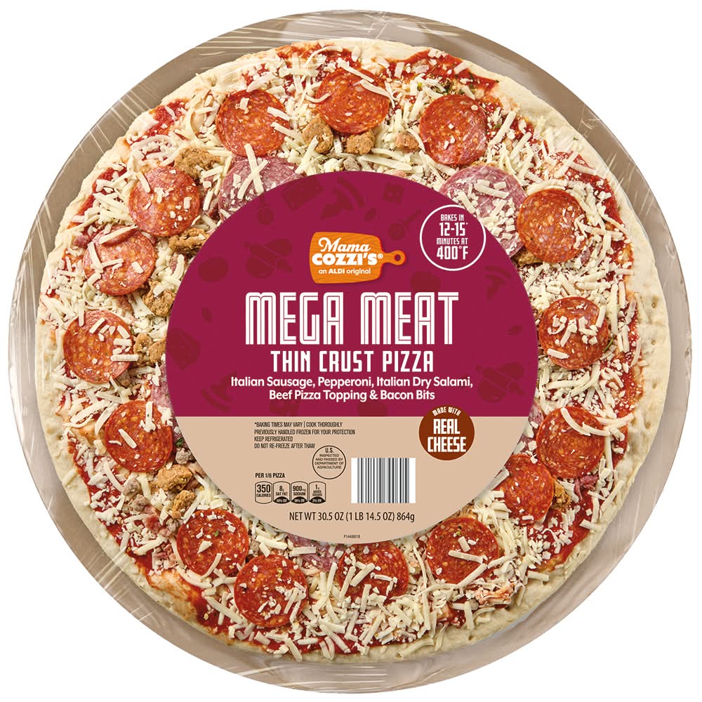 Mama Cozzi's Pizza Kitchen Mega Meat Deli Pizza 16in