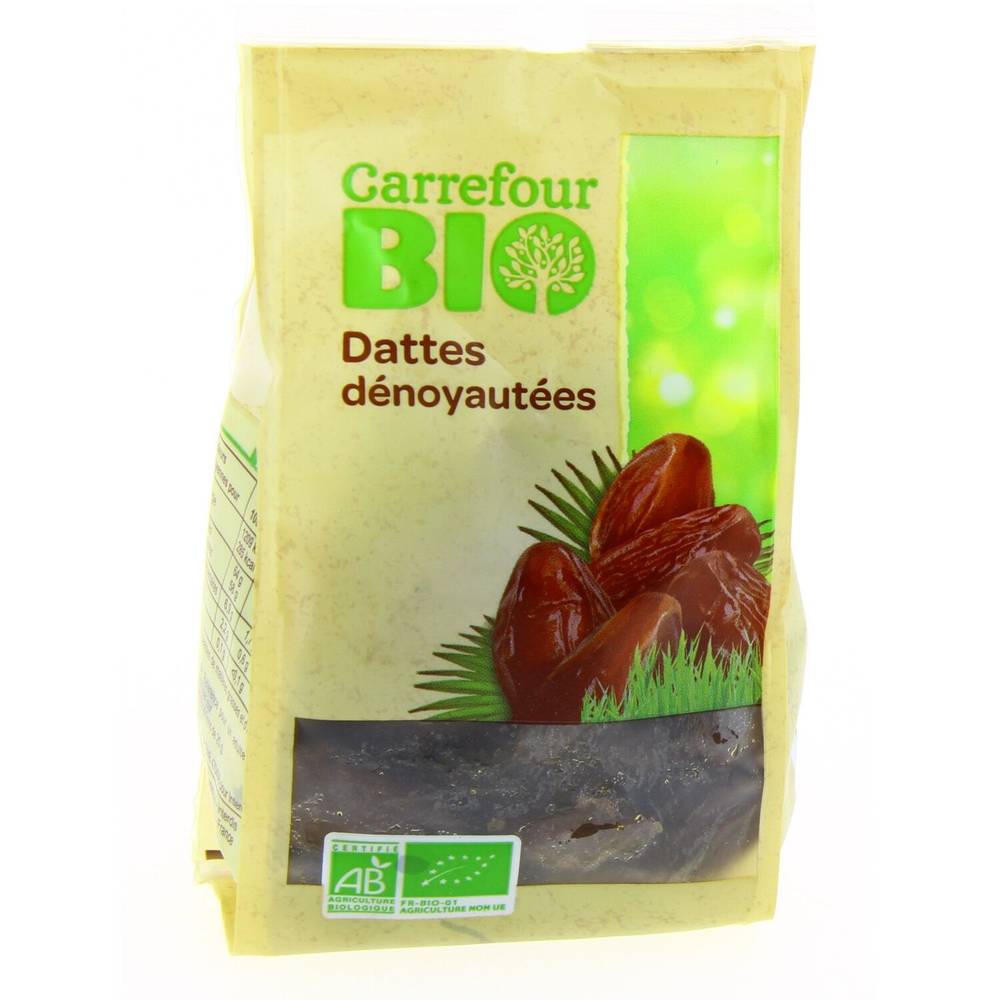 Dattes dénoyautées CARREFOUR BIO - le paquet de 250g