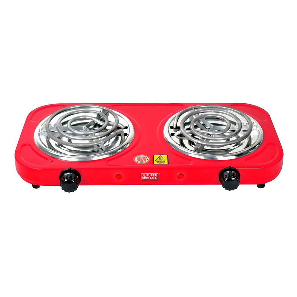 Super Flama · Parrilla roja 2 quemadores