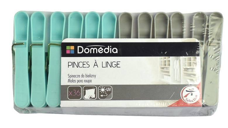 Domédia - Pinces à linge (36 pièces)