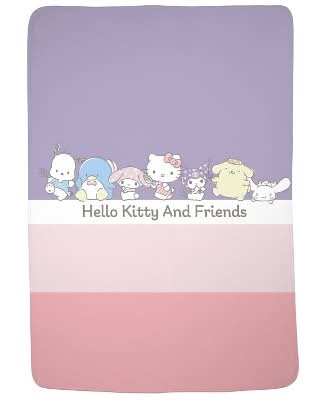 Franco Hello Kitty & Friends Kids Blanket, 62x90 in