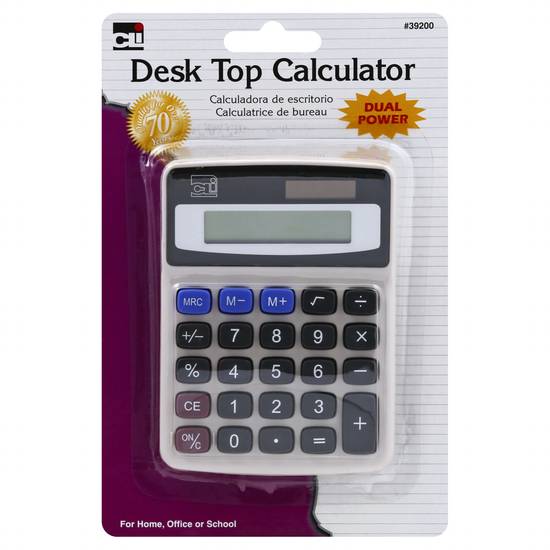 Cli Dual Power Desk Top Calculator (1 calculator)