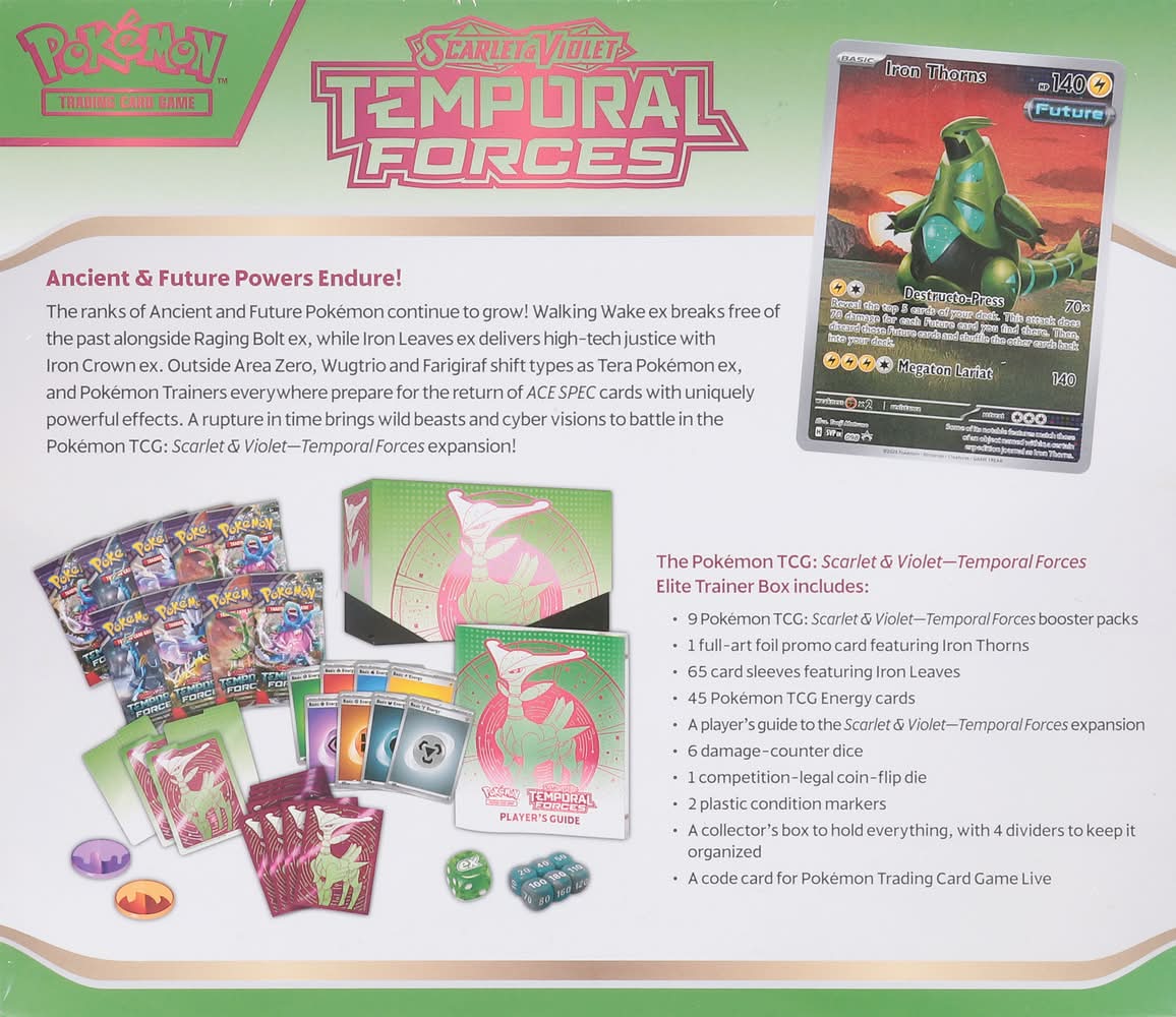 trick or treat pokemon cards 2024 list Temporal Forces main image 0