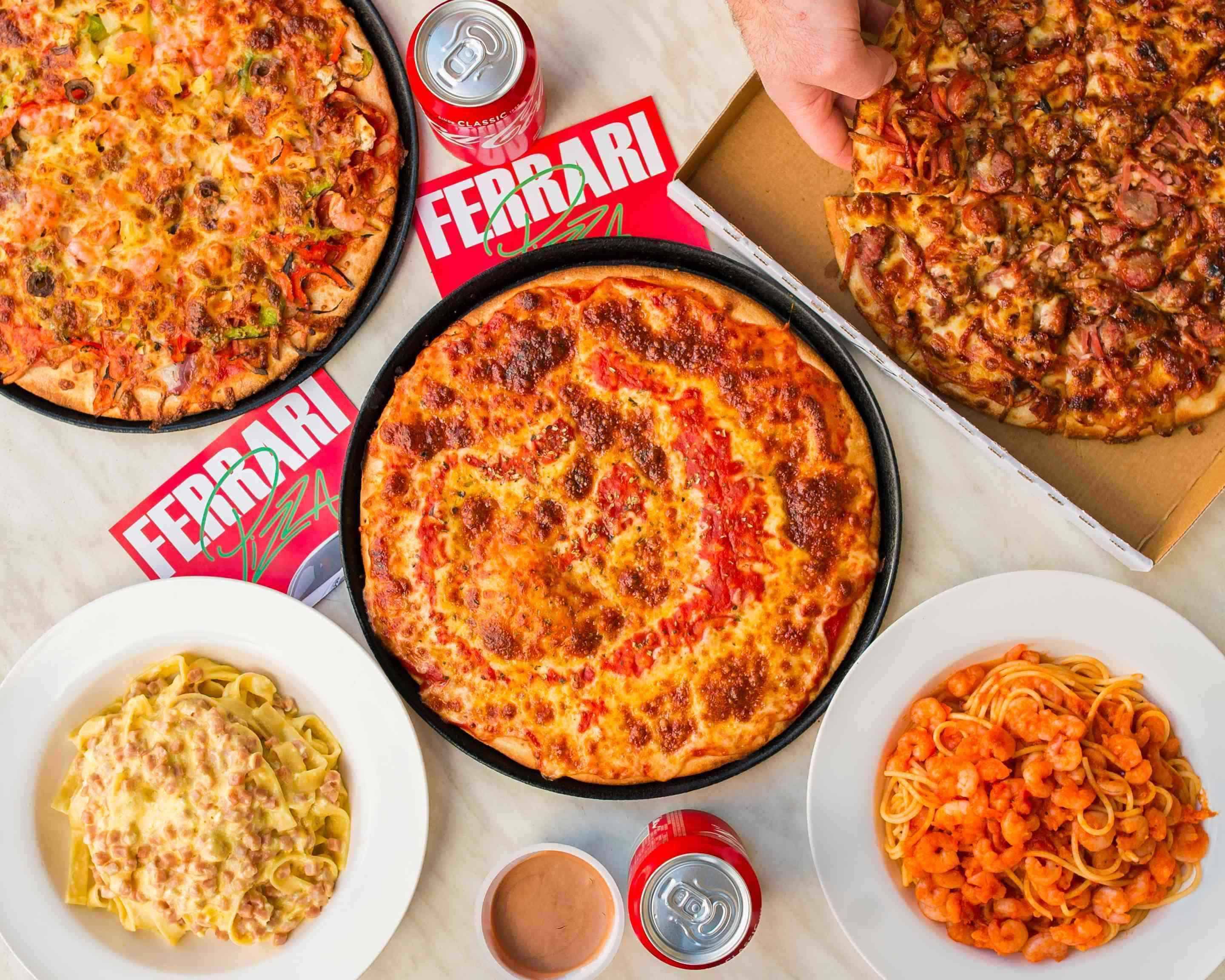 Ferrari Pizza Restaurant Menu - Takeout in Melbourne, Delivery Menu &  Prices