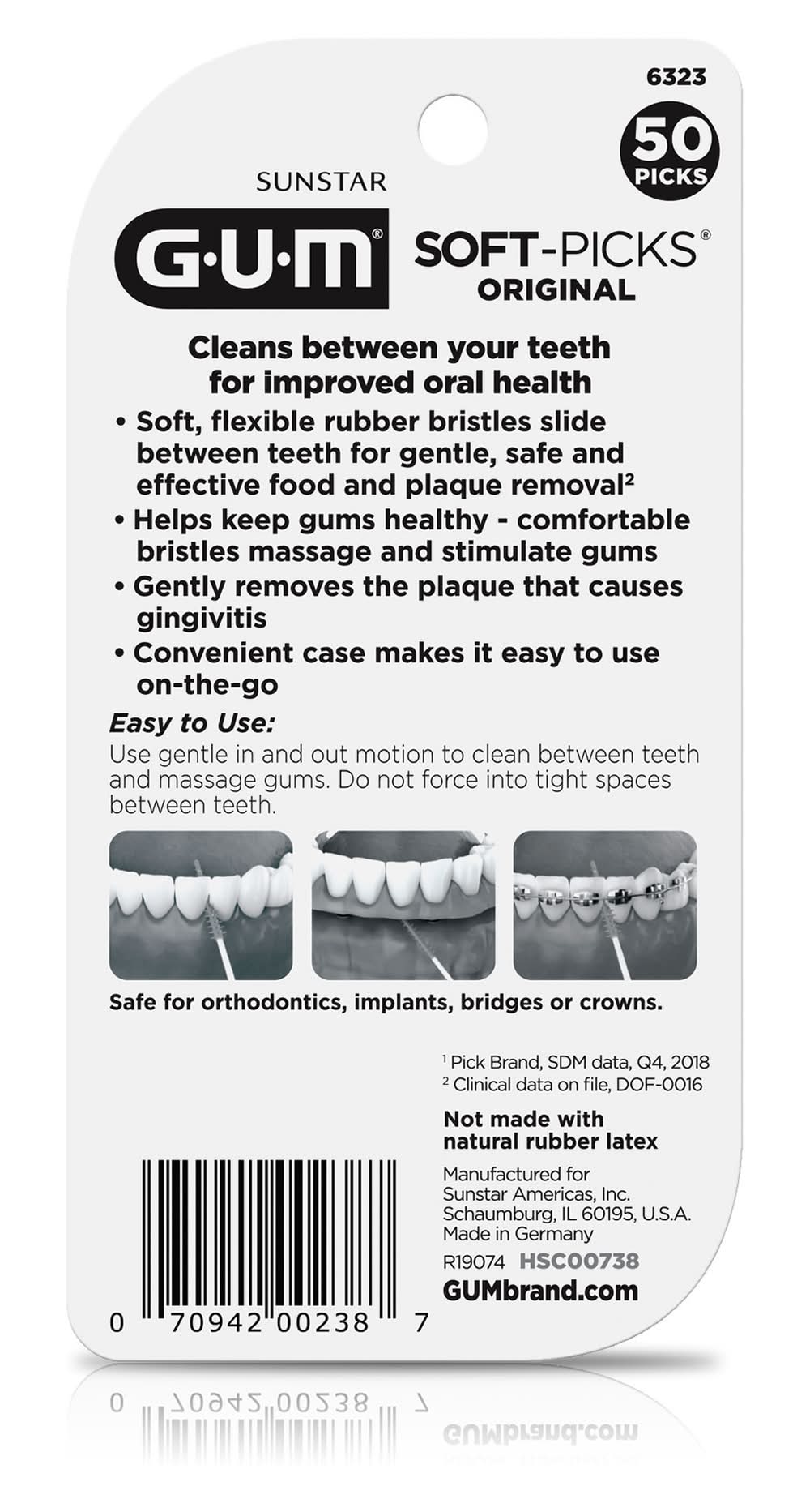 GUM Original Soft-Food and Plaque Removal Picks – Trusted Self-Care ...